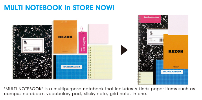 MULTI NOTEBOOK IN STORE NOW!